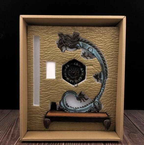 香炉 竜 蓮の花 銅器 銅製品 鎮宅辟邪 開運風水 招財 置物 工芸