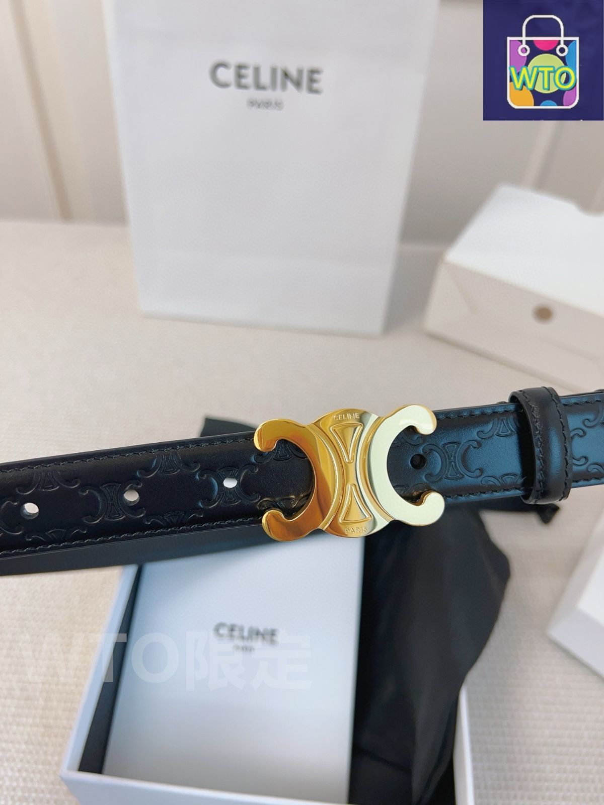 【24時間配送】100cm CELINE オリジナルレザーベルト 今日特価】CELINE オリジナルレザーベルト - メルカリ