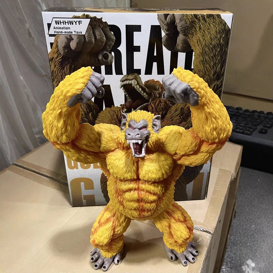美品】【未使用】ドラゴンボール 黄金大猿 特大フィギュア 40cm