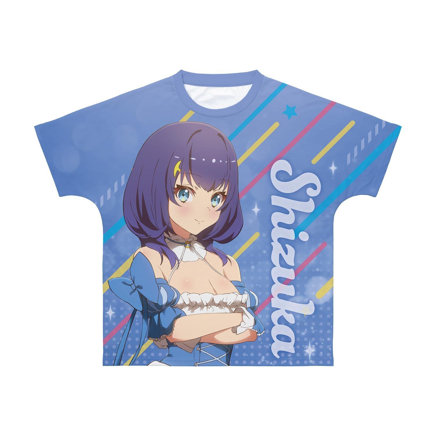 新生活応援SALE TVアニメ「ワールドダイスター」 静香 フルグラフィックTシャツ ユニセックス Sサイズ