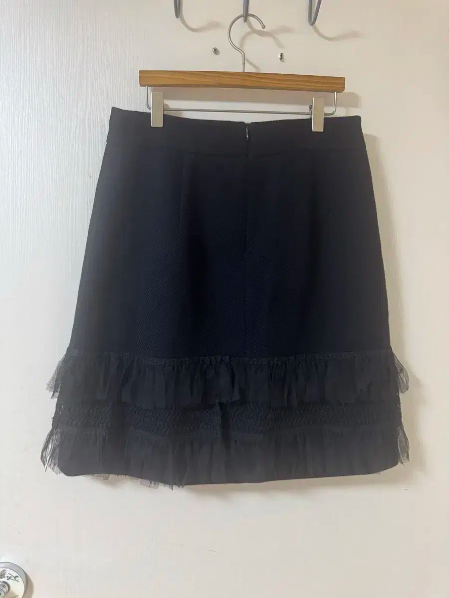 38 LUCKY CHOUETTE ラッキーシュエトゥ アトリエ 黒 レース スカート CAMPINGPARCCENTRAL_COM