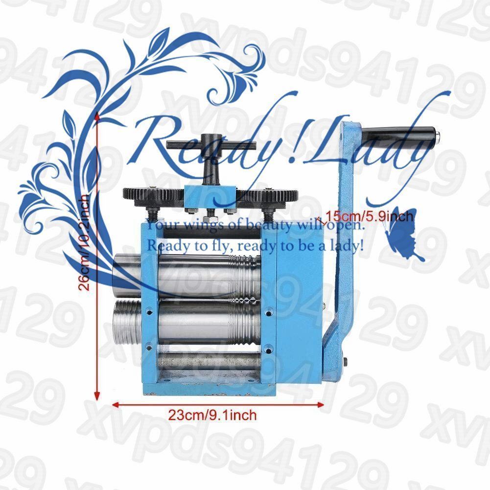 手動ローリングミルマシン 鉄75mmロールプレッサー良好な耐摩耗性の組み合わせジュエリーローリングミルタブレット成形機