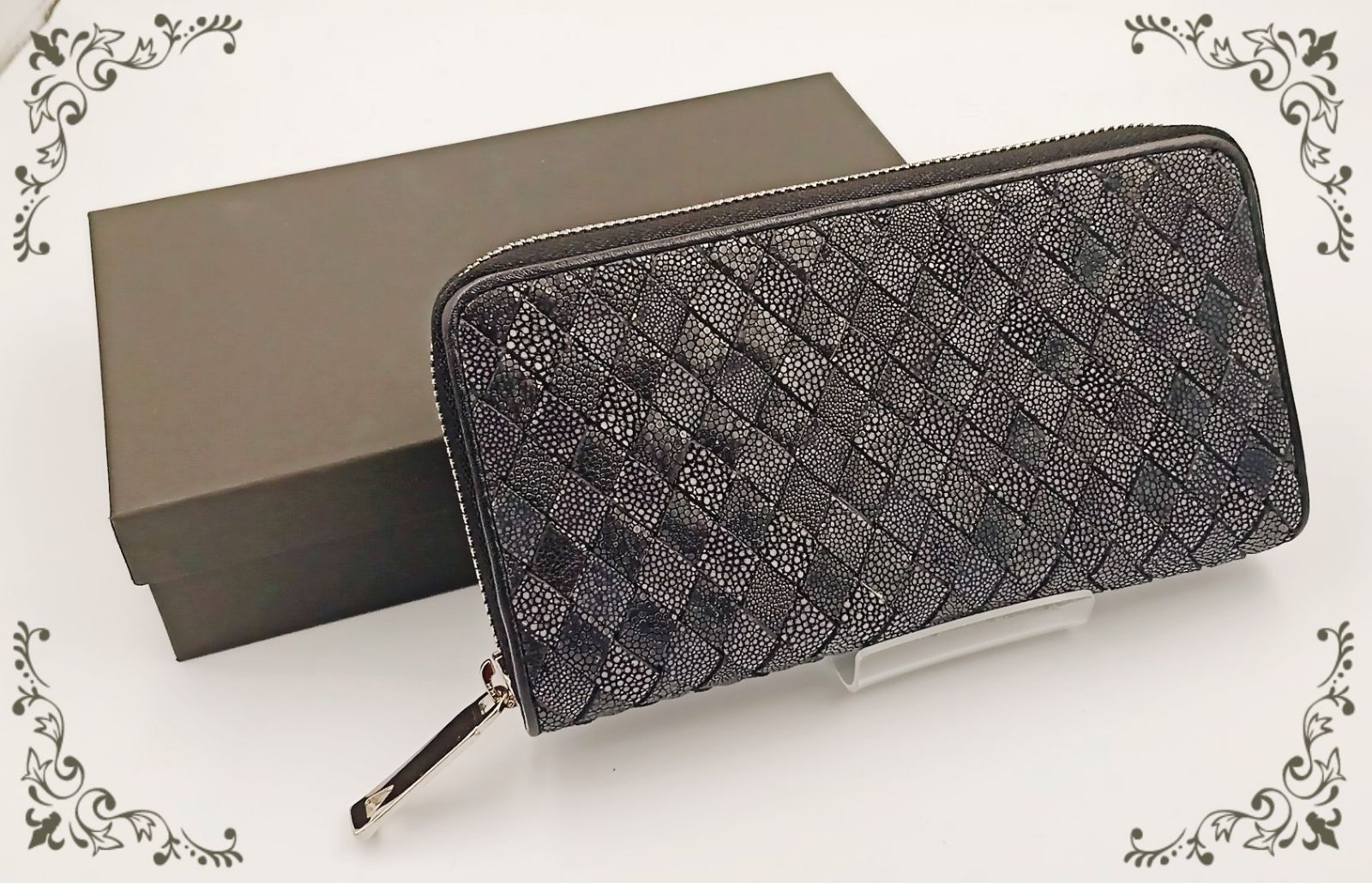 新品・高級品】長財布 ガルーシャ ラウンドファスナー イントレ