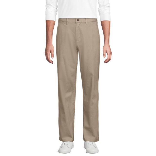 【送料無料】 ランズエンド メンズ ハーフパンツ・ショーツ ボトムス Men's Lands' End Relaxed Straight Fit Chino Khaki