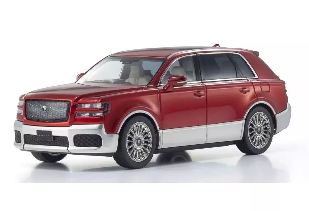 【中古】ミニカー 1/43 トヨタ センチュリー (紅蓮：ぐれん)(レッド&times;シルバー) 内装：フロマージュ [KS03926RS]