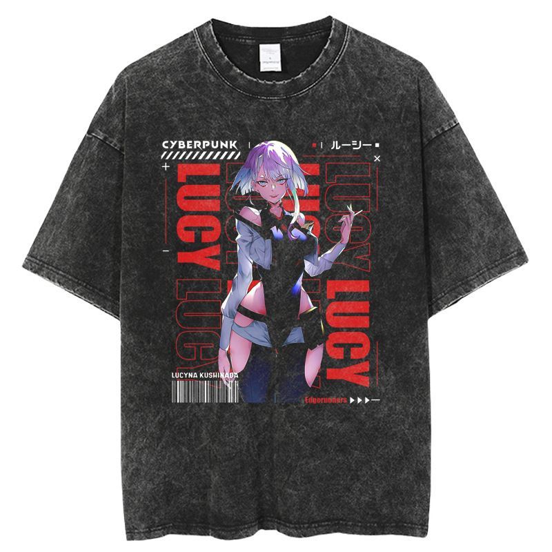 【希少】サイバーパンクエッジランナーズ ルーシー Tシャツ(Mサイズ) Cyberpunk: Edgerunners 【サイバーパンク: エッジランナーズ