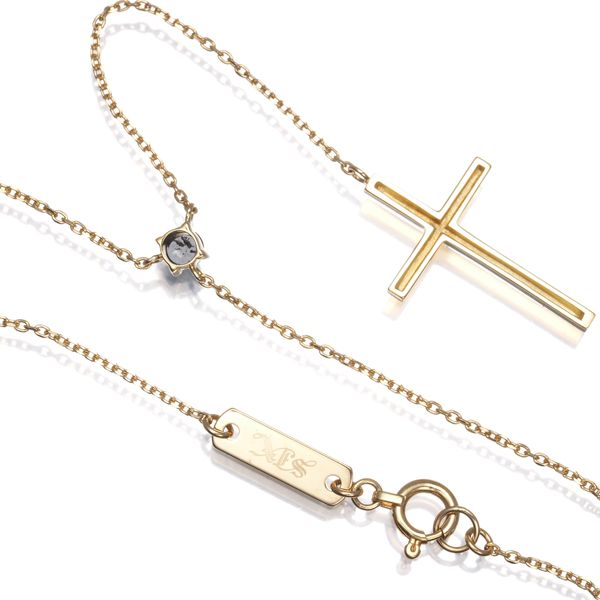 sjx ローズゴールドネックレス SjX GOLD GLITTER NECKLACE(S) 5月中