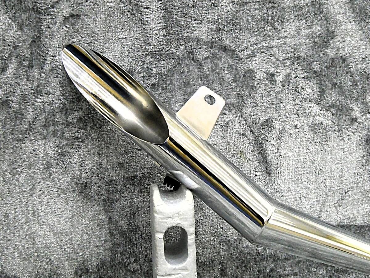 GN125 侍 ハス切り ショート管 メッキ60.5π/斜めカット 鉄管 GN125 侍 ハス切り ショート管 メッキ60.5π/斜めカット 鉄管 GN125H