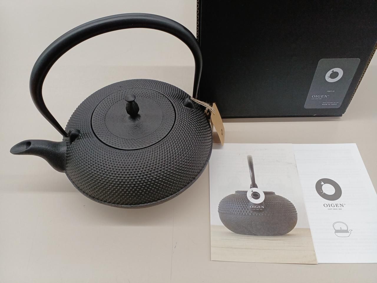 及源鋳造 OIGEN 南部鉄瓶 東雲アラレ OIGEN Casting Nanbu Iron Kettle Shinonome Arare