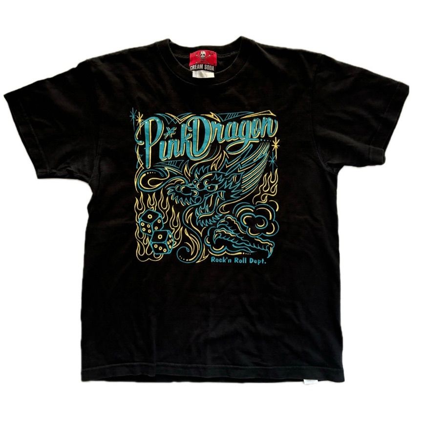 PINK DRAGON ピンクドラゴン CREAM SODA クリームソーダ Tシャツ
