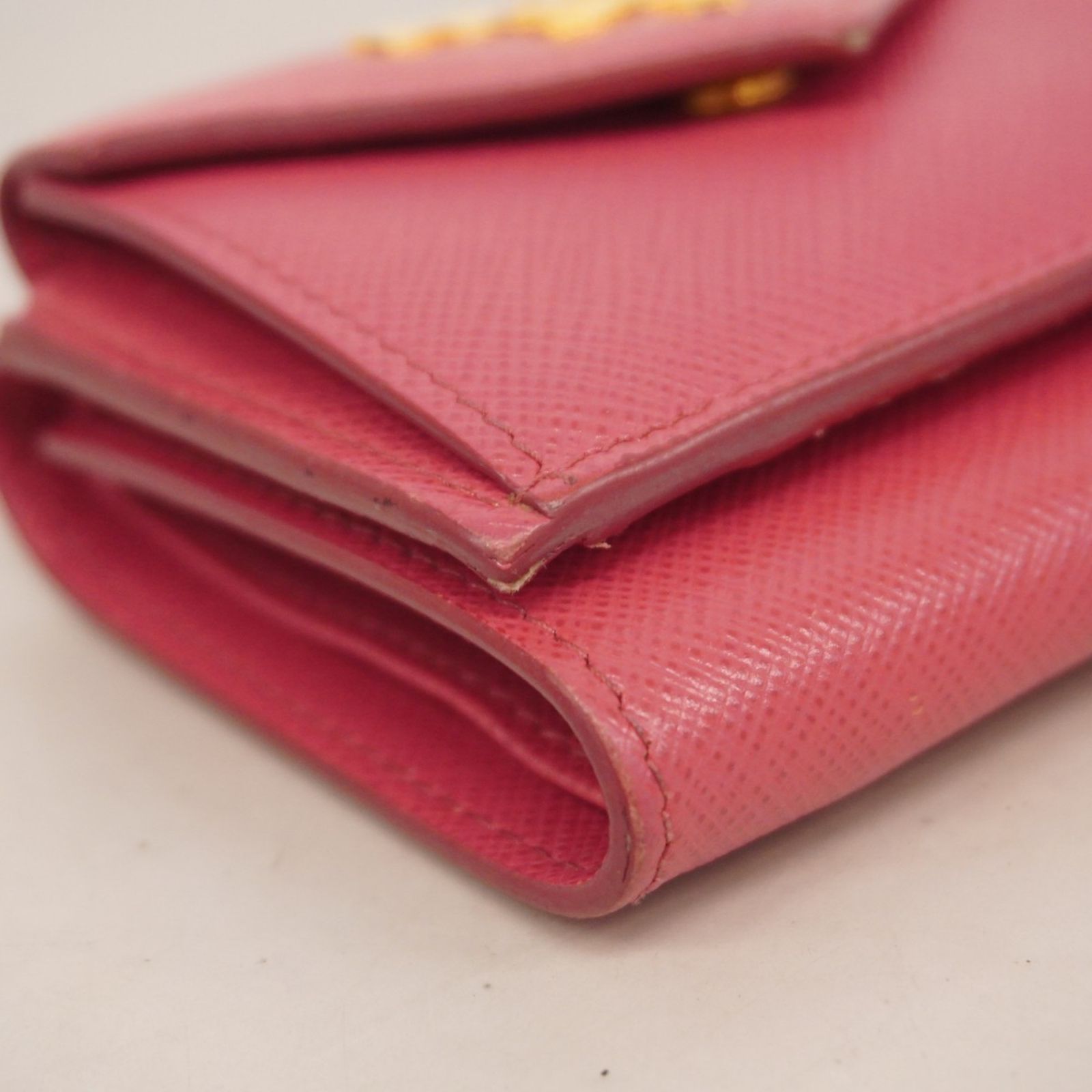 PRADA プラダ 三つ折り財布 レッド PRADA 三つ折り財布 レッド