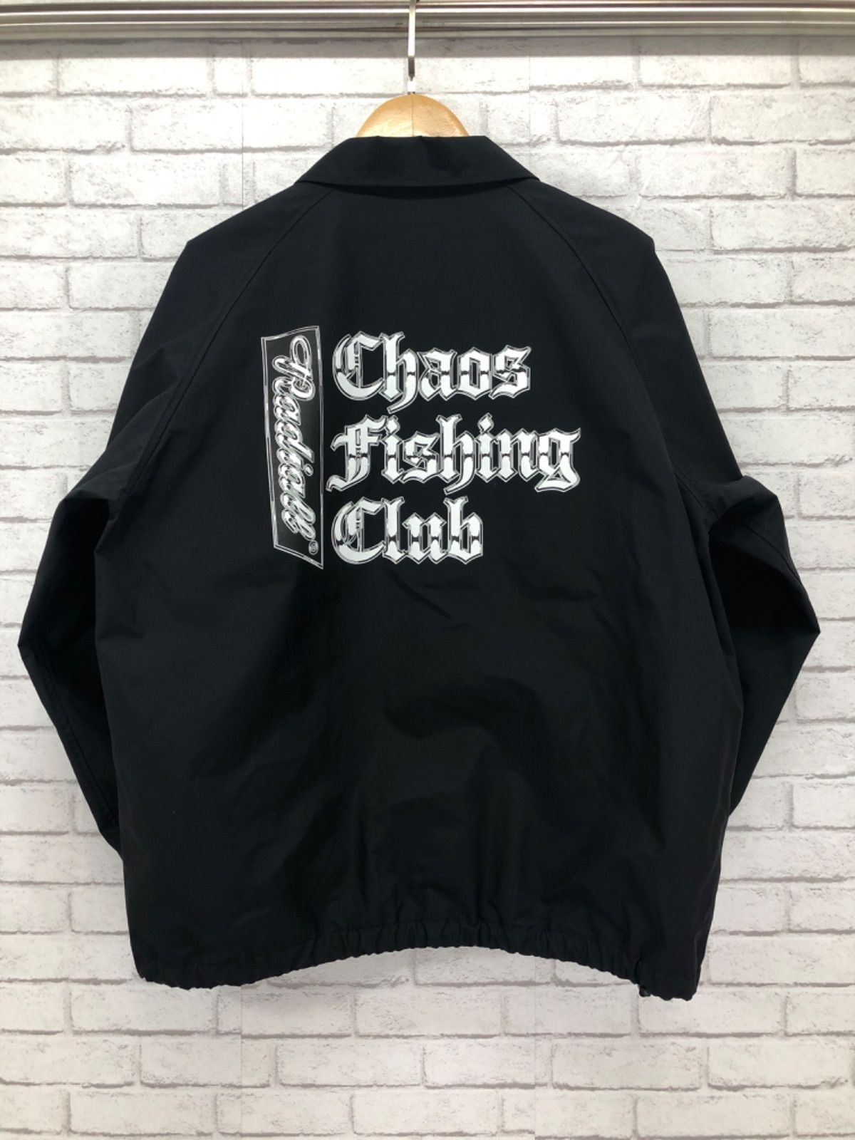 RADIALL ラディアル カオスフィッシングクラブ コラボ ジャケット Chaos Fishing Club 23AW WINDBREAKER  JACKET XLサイズ RAD-23AW-SPOT-JW001 ブラック - メルカリ