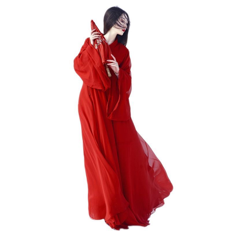 コスプレ服 中国古代 宮廷風 漢服 中華 古風 着物 羽織 無地