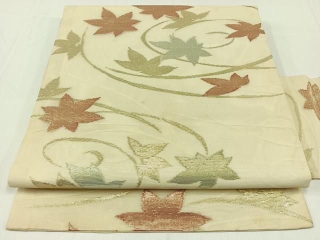 平和屋着物○綴れ 九寸名古屋帯 雲龍 金糸 正絹 逸品 DAAV6300ps