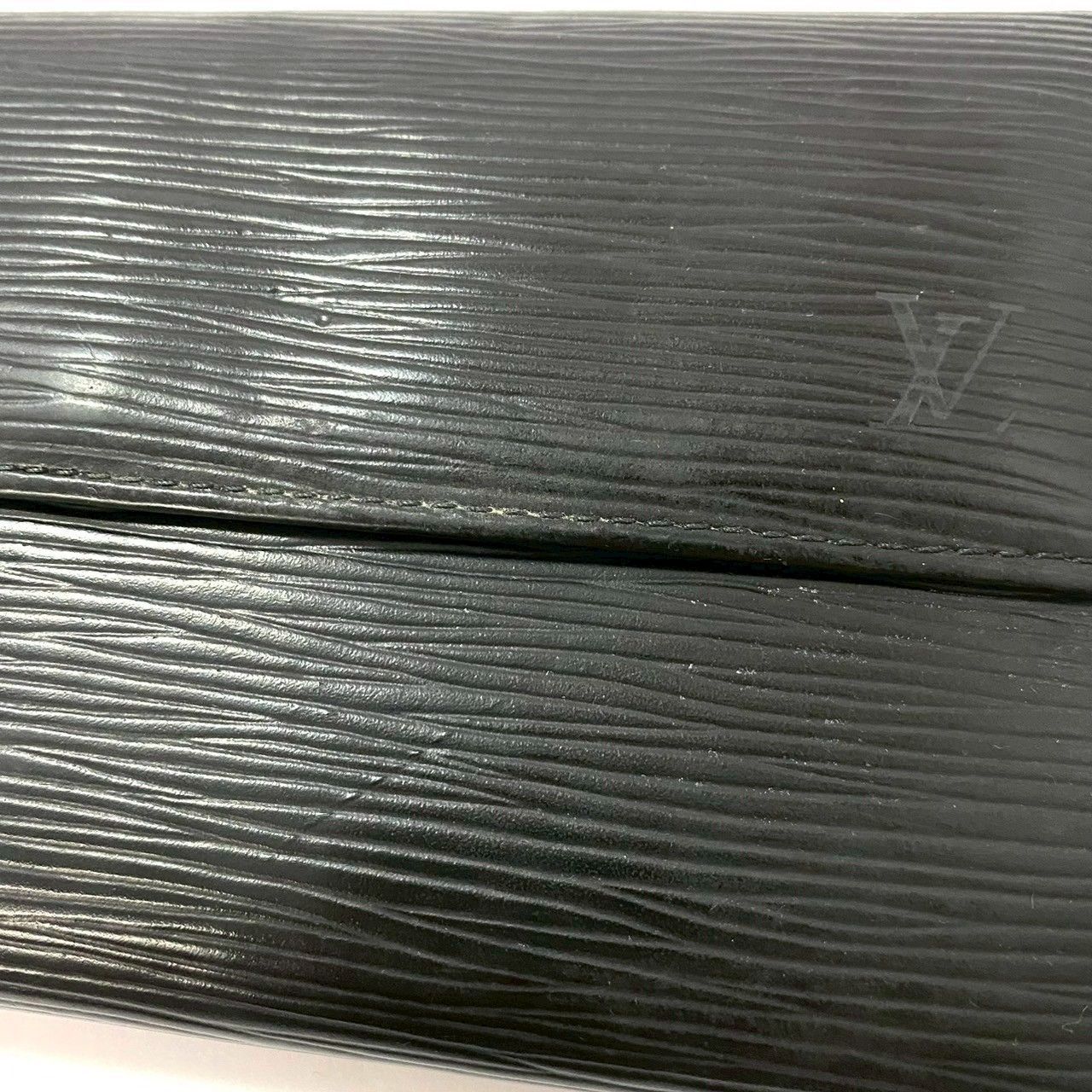 M【LOUIS VUITTON】ポシェット ポルト モネクレディ エピ ノワール 長