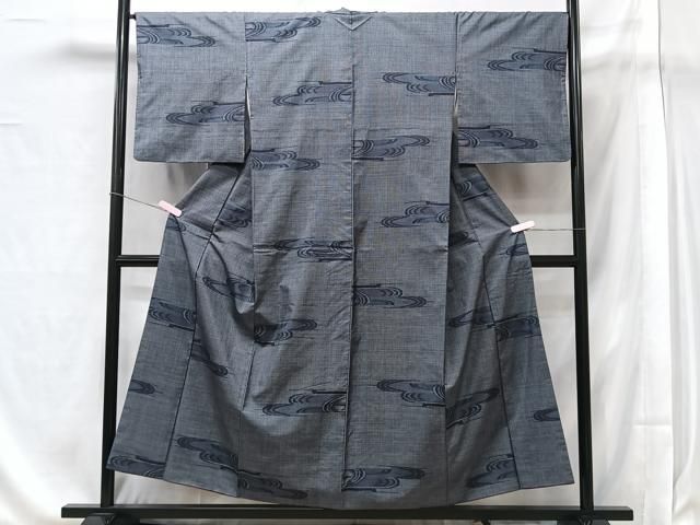 平和屋着物□本場大島紬 7マルキ 流水吉祥文 正絹 逸品 CAAV4088in