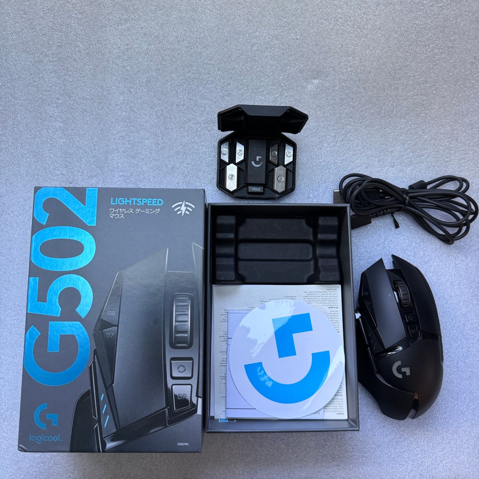 動作確認済み　極美品　Logicool ロジクール　ワイヤレスゲーミングマウス　G502WL　LIGHTSPEED