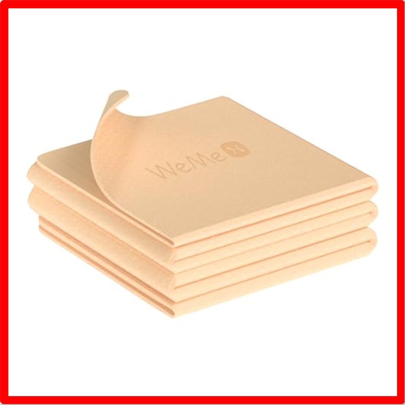 【匿名配送】 厚み6mm_杏色 2023新版 ＷｅＭｅ ヨガマット 折りたたみ 4mm/6mm/8mm トレーニングマット エクササイズマット TPE材料 滑り ヨガ・ピラティス 翌日お届け対応の商品写真