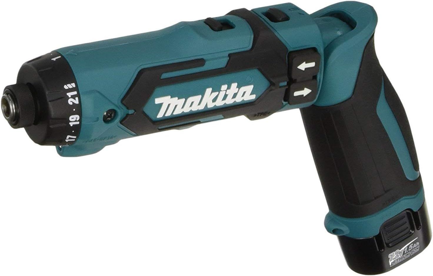 マキタ Makita 充電式ペンドライバドリル 7.2V 1.5Ah バッテリ2本 充電器 アルミケース付 DF012DSHX
