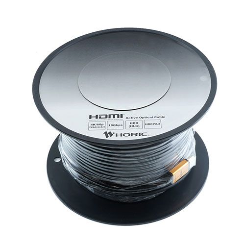 ホーリック 光ファイバー HDMIケーブル 50 m スタンダードタイプ ゴールド HH 500 546 GP