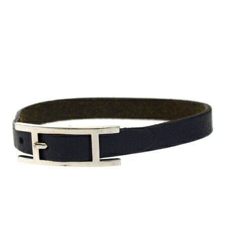 エルメス HERMES アピ1 ブレスレット アクセサリー レザー レディース