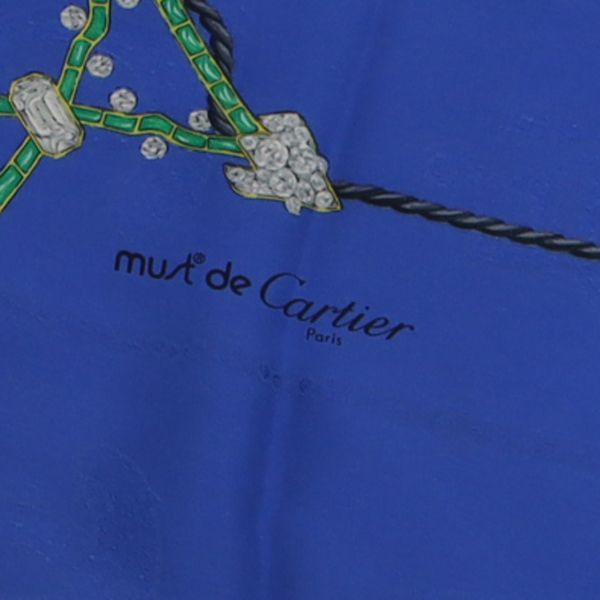 【ビンテージ／デッドストック】カルティエ　シルクスカーフ　新品・未使用 ビンテージ／デッドストック】カルティエシルクスカーフ新品・未使用