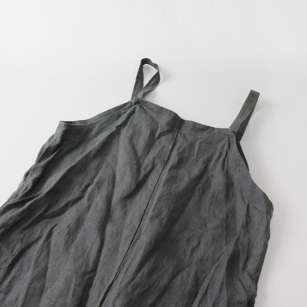 fog linen work フォグリネンワーク 染色加工 リネン サロペットパンツ
