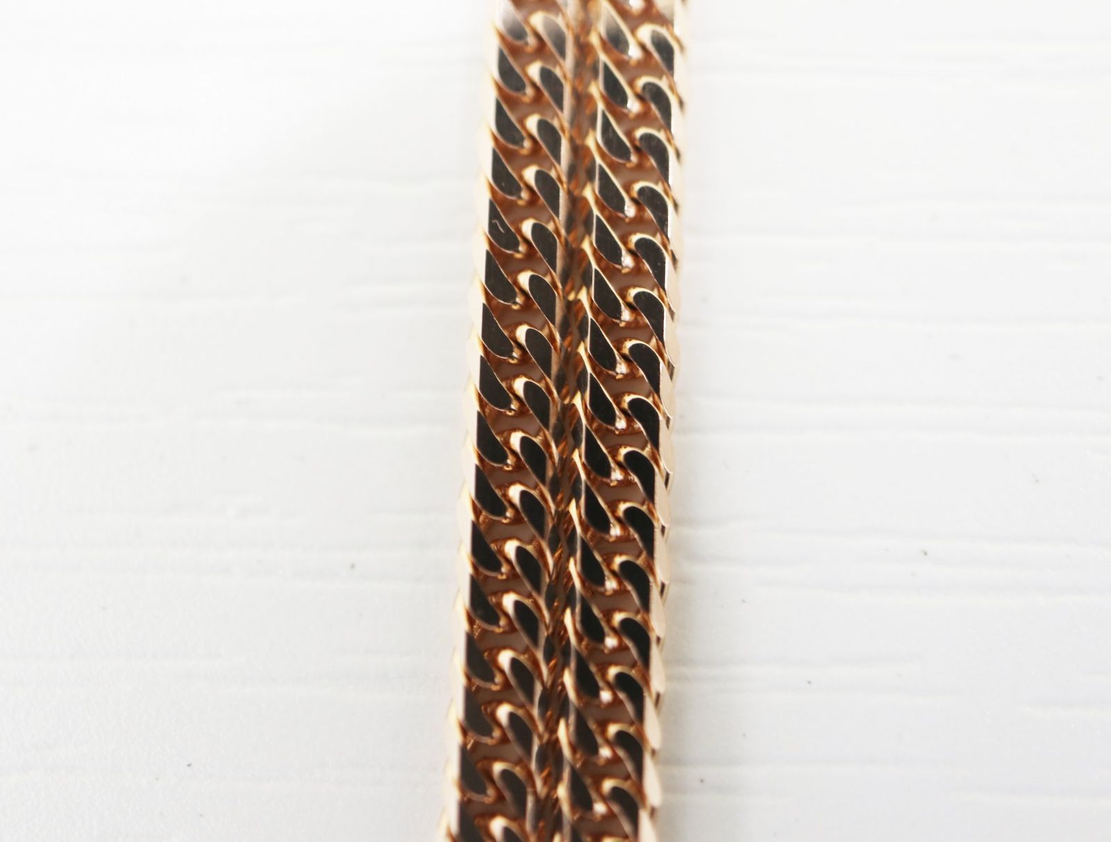 売り切れました。K18 18金 6面ダブル 喜平ネックレス 10.3g 約50.5cm