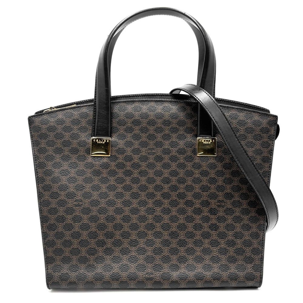 セリーヌ 2WAY レディース マカダム トートバッグ ショルダーバッグ  