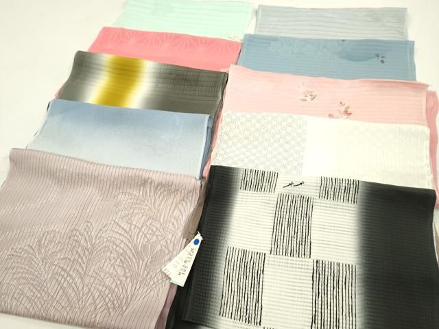 平和屋本店 夏物 和装小物 帯揚げ10枚セット CXAA0328s5