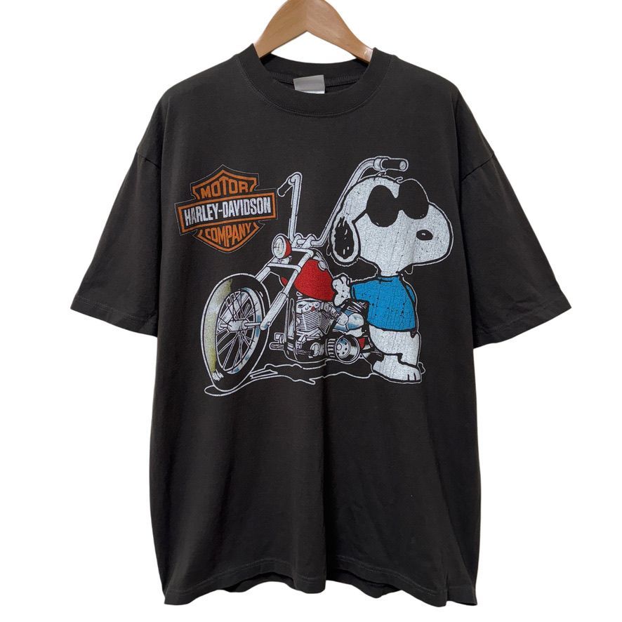 スヌーピー Tシャツ XLサイズ SNOOPY ハーレーダビッドソン