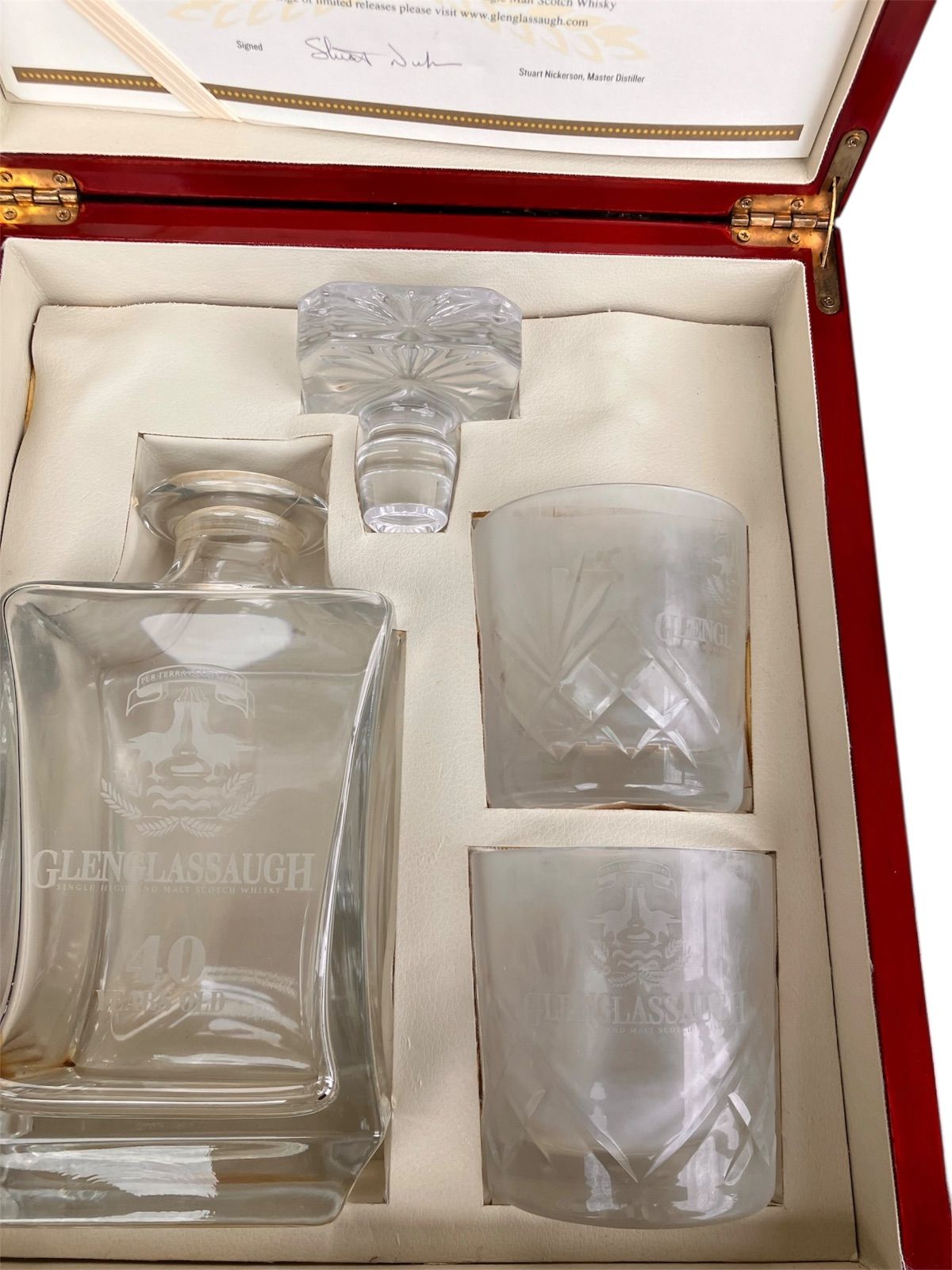 グレングラッサ 1986 空瓶 Whisky Cask Ownership オリジナルボトル（グレングラッサ 8年