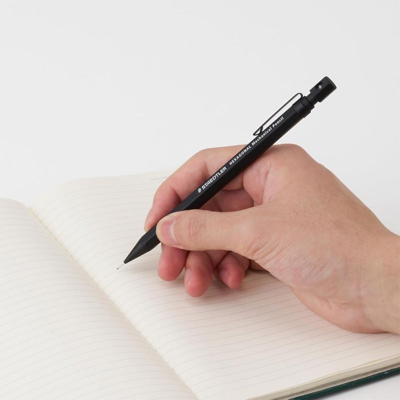 ステッドラー ヘキサゴナル シャープペンシル 0.5mm クリーンブラック 5本セット 925 77-05B シャーペン 筆記用具