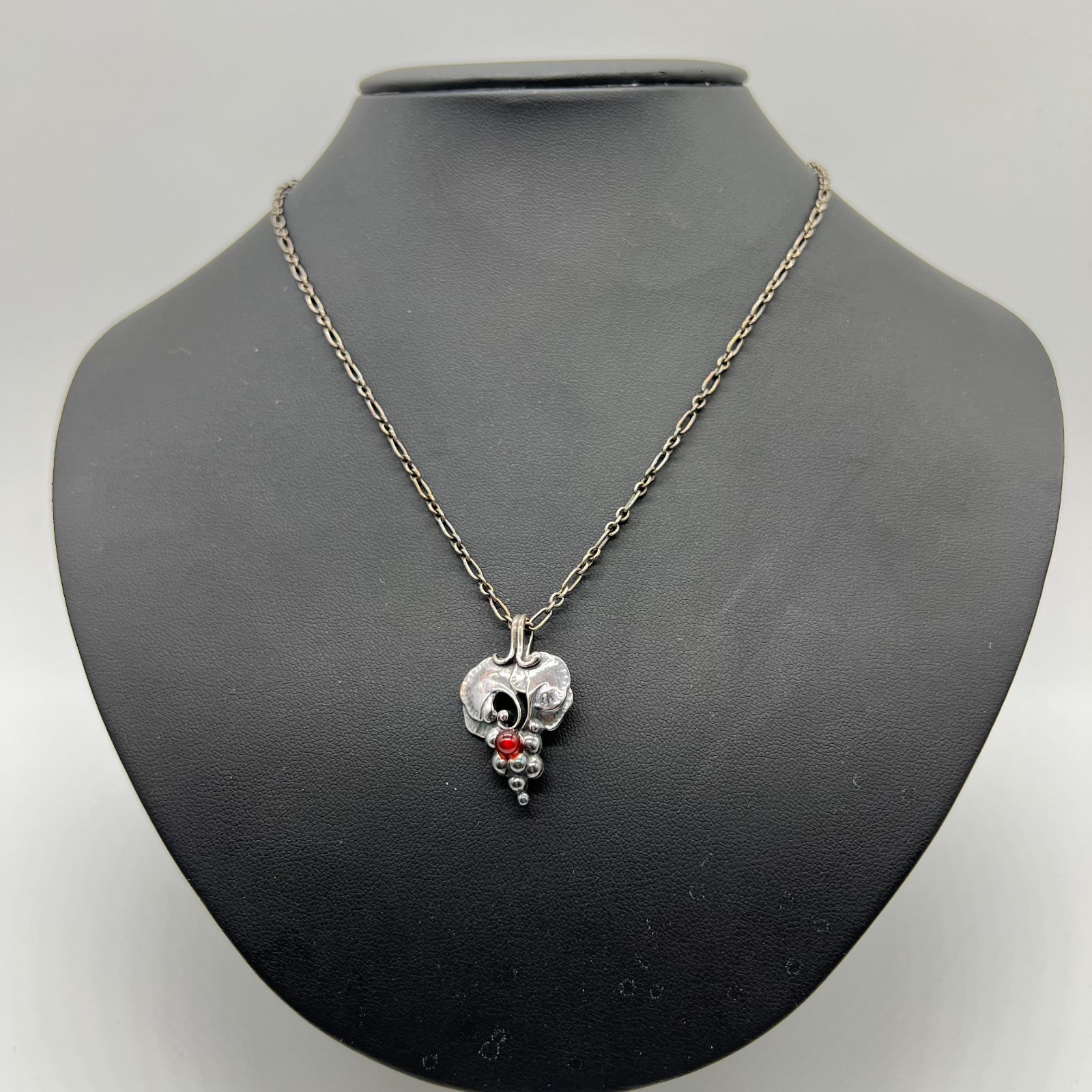 ジョージジェンセン 1996 カーネリアン ネックレス 2 GEORG JENSEN ジョージジェンセン 1996 カーネリアン ネックレス 2 GEORG JENSEN