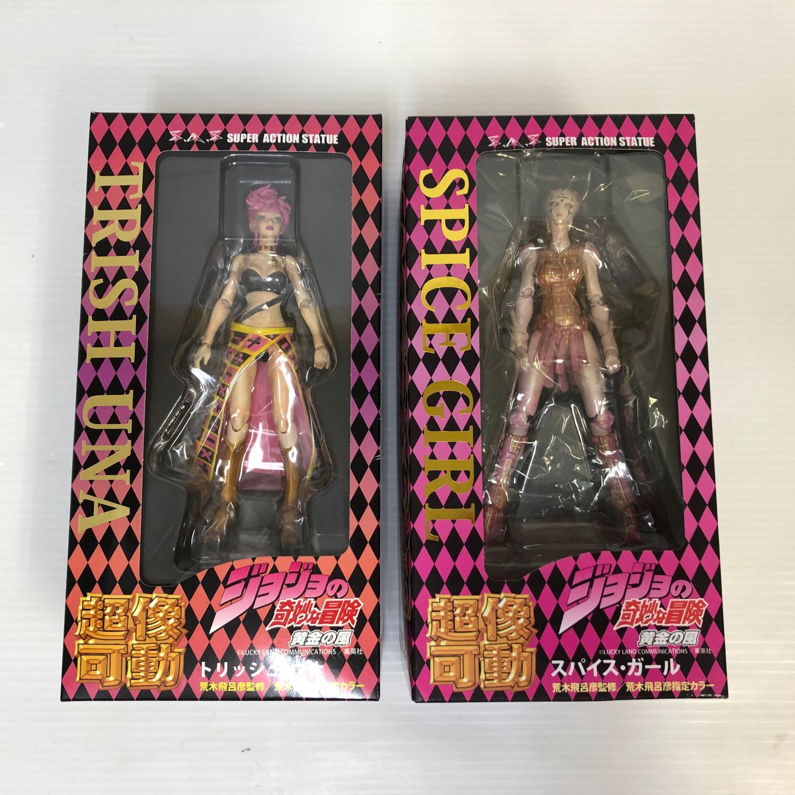 超像可動　トリッシュ・ウナ　スパイスガールセット　ジョジョの奇妙な冒険 Amazon.co.jp: 超像可動 スパイスガール/第5部 黄金の疾風