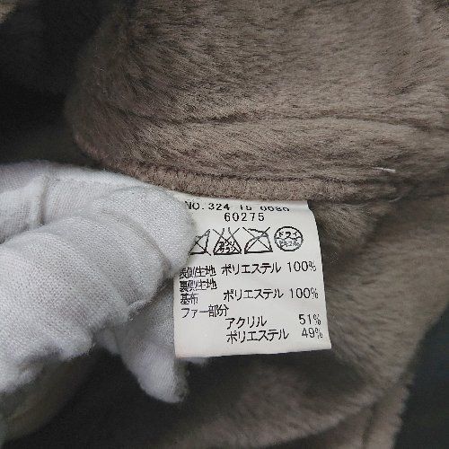 khaju ムートンコート □ ⊇ Khaju カージュ フード付き 長袖 ムートンコート サイズ36