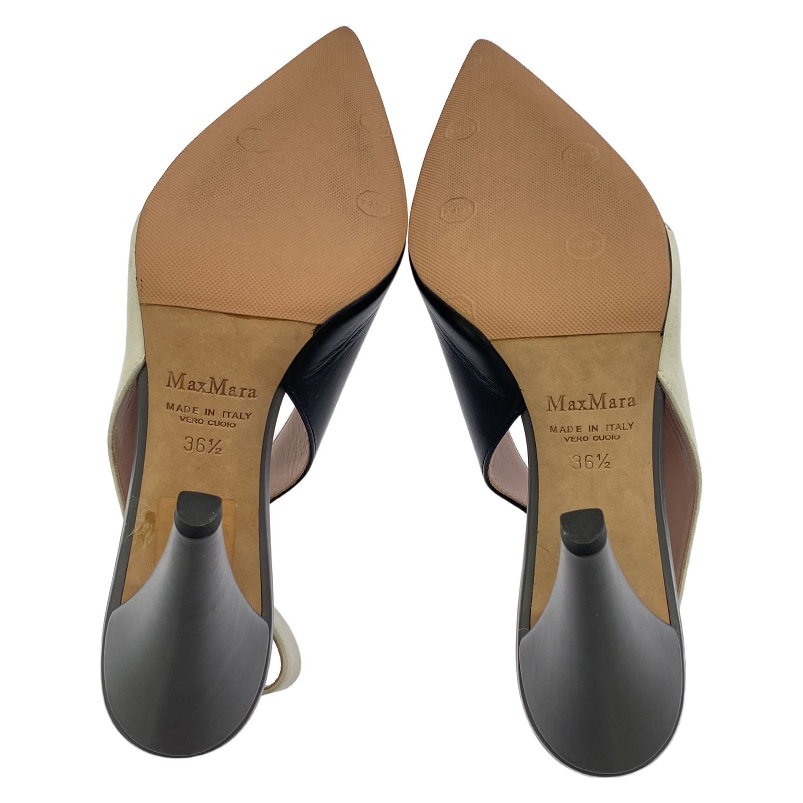 Max Mara パンプス MAX MARA マックスマーラ ポインテッドトゥ パンプス ブラック