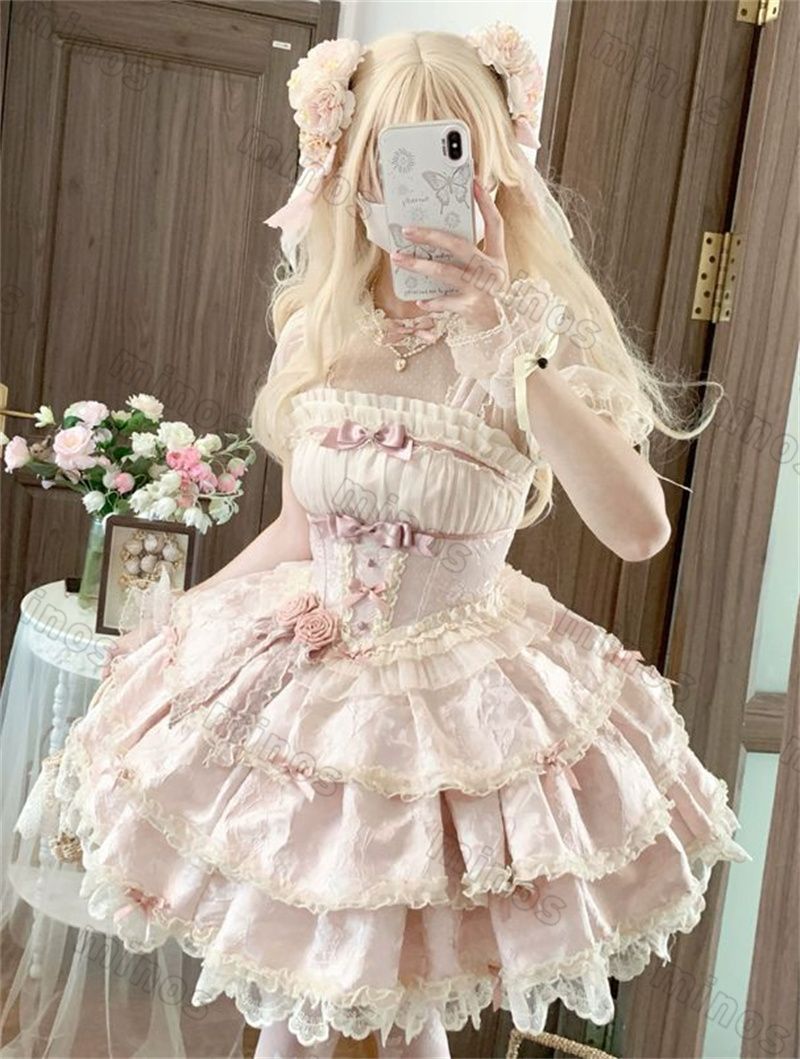フェミニンな甘ロリプリンセスドレス ?