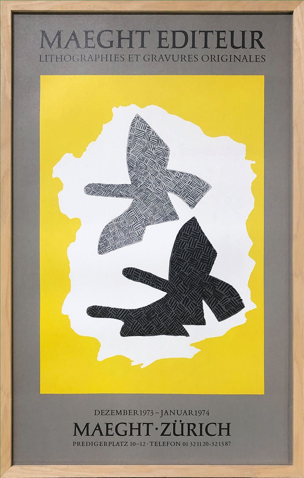 絵画 名画 ジョルジュ・ブラック ツーリッヒ エキシビション インテリア 玄関 プレゼント 飾る L おしゃれ 壁掛け 絵