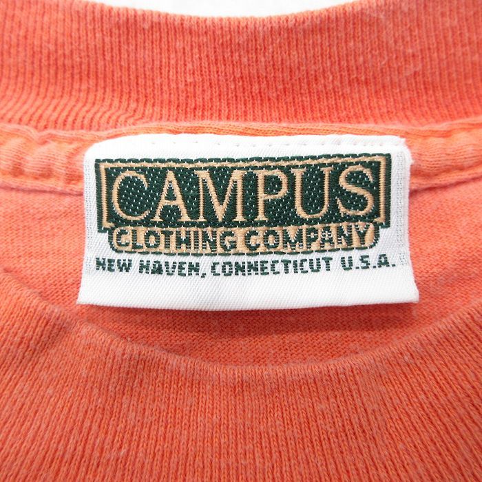 L/古着 キャンパス 半袖 ビンテージ Tシャツ メンズ 90s