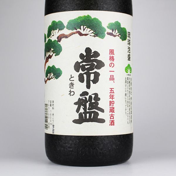 泡盛 常盤 5年古酒 40度 1800ml 伊是名酒造 - メルカリ