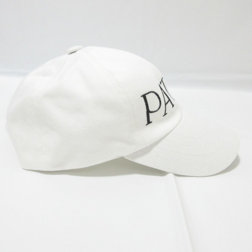 定価42900円　PATOU ホワイト ロゴキャップ S 未使用に近い 良品 クリーニング済 23AW PATOU パトゥ ロゴ ベースボール