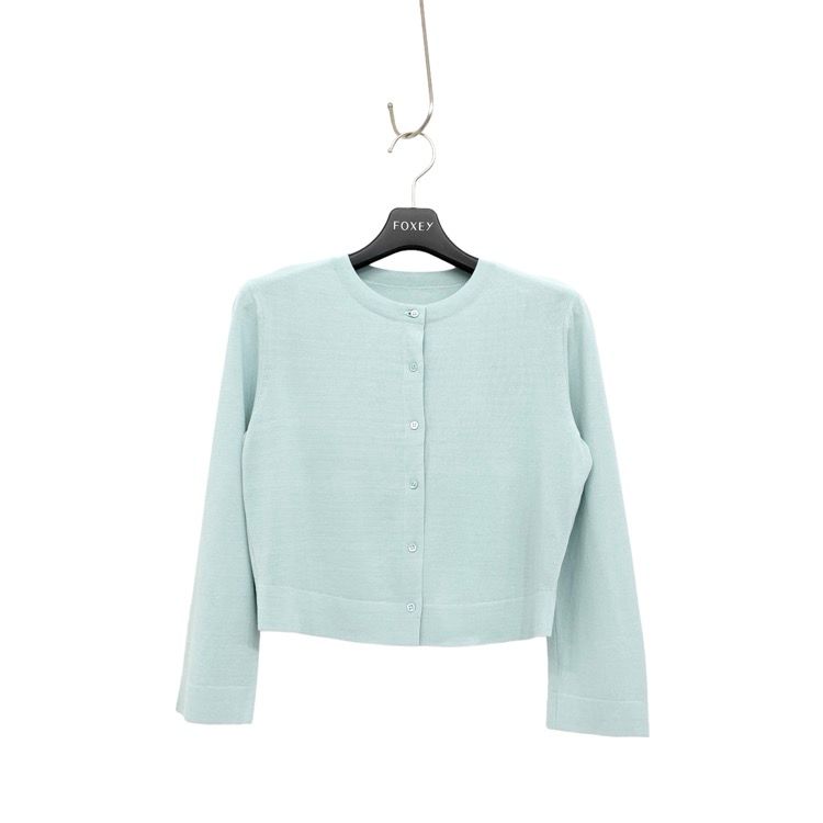 レディース　コート 中古】美品 クリーニング済 FOXEY フォクシー シルクブレンド