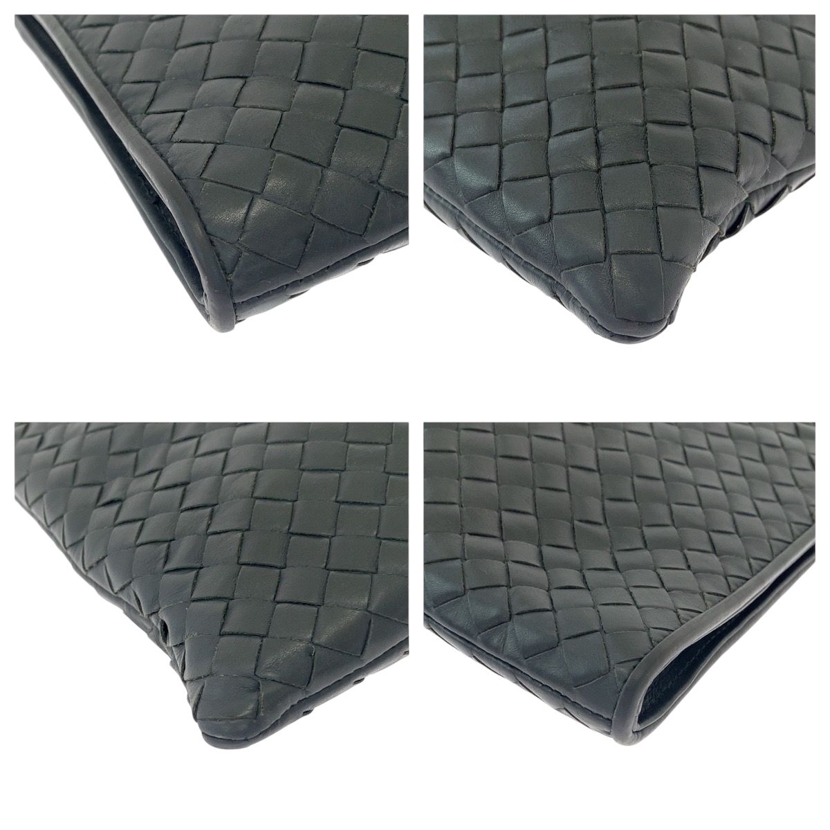 美品 BOTTEGAVENETA ボッテガヴェネタ イントレチャート グレー