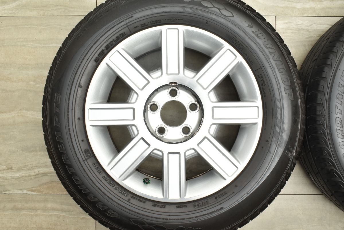 リンカーン タウンカー 純正 17in 7J 54 PCD114.3 ダンロップ グラントレックPT3 235 65R17 4本セット 交換用