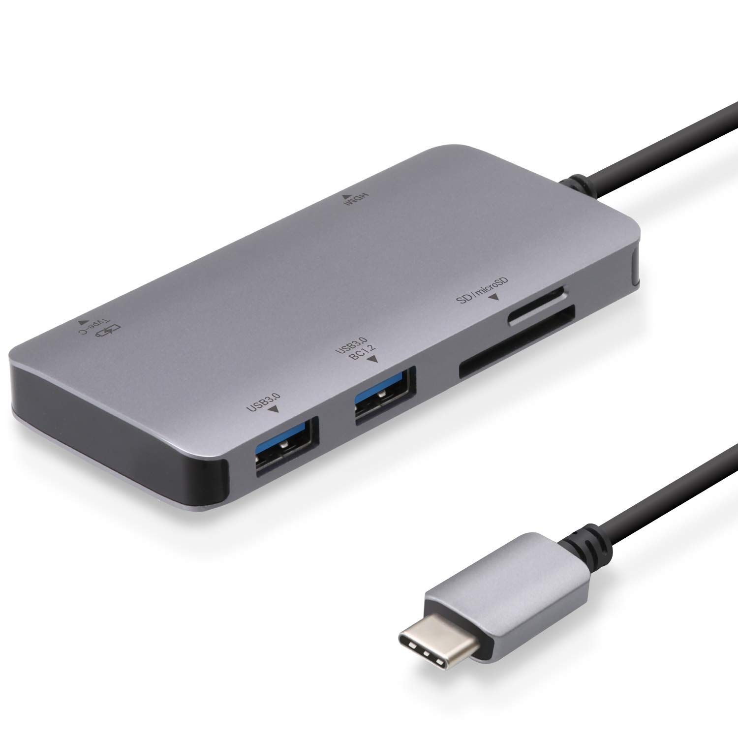 数量 エレコム USB Type-C ハブ ドッキングステーション 6-in-1 DST-C12SV|EC 100W PD対応 USB3.1 Type-C×1ポート USB3.0-A×2ポート 4K対応HDMI×1ポート SD|microSDスロット ケ