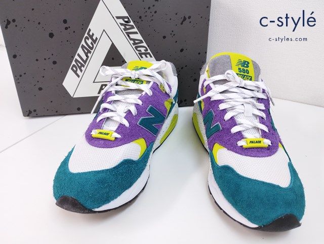 I473 [コラボ] New Balance × PALACE ニューバランス×パレス スニーカー 27.5cm マルチカラー MT580PC2 | G★