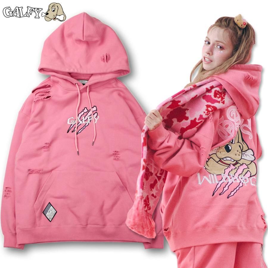 ガルフィー GALFY 覚醒ビーストパーカー プルオーバー パーカー L 中型犬 GALFY 覚醒ビーストパーカー 143002 緑 青 中型犬サイズ（L