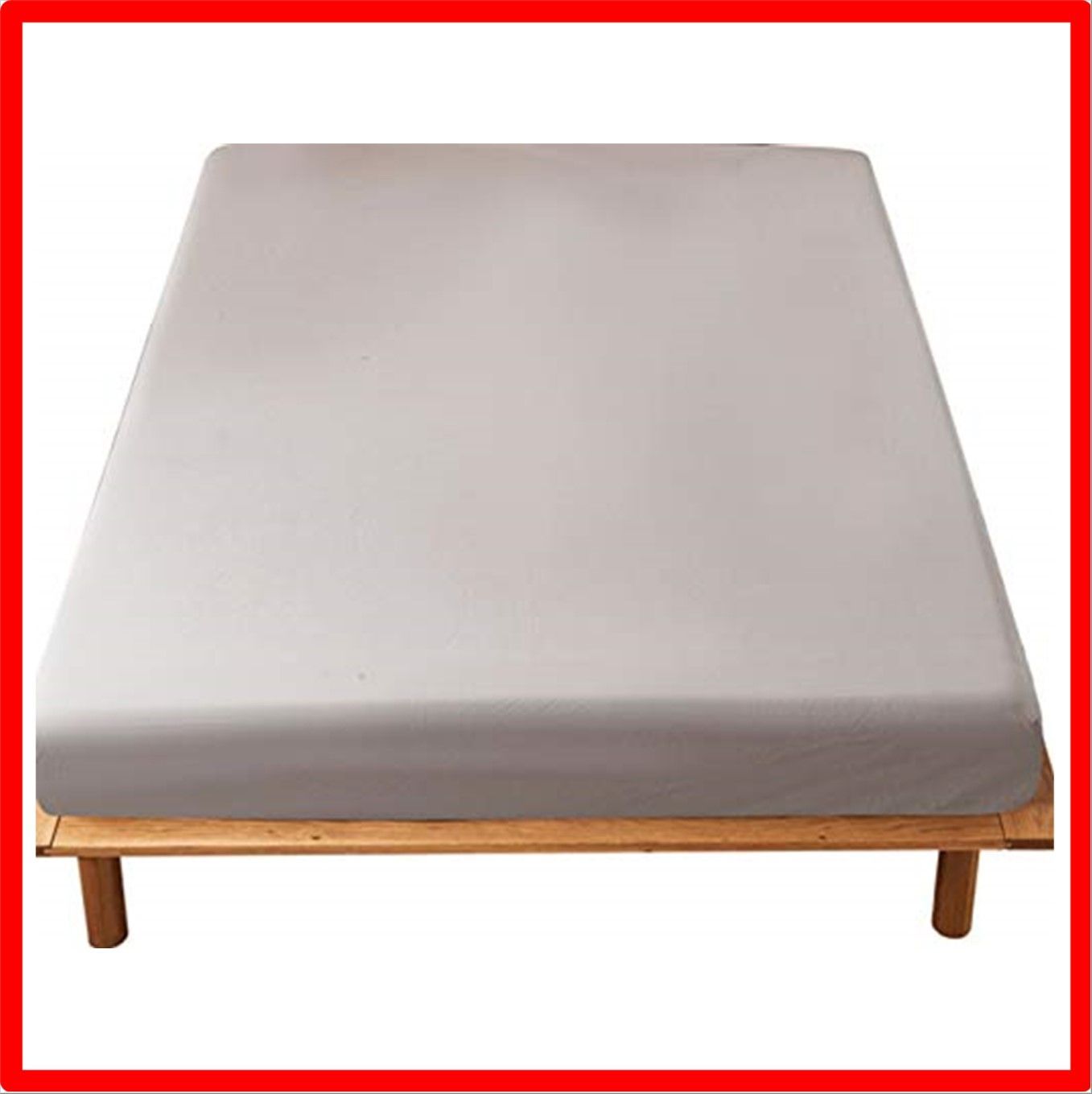 【匿名配送】グレー_シングル?100x200x25cm ボックスシーツ シングル マチ25cm グレー ベッドシーツ 綿100 マットレスカバー 全周ゴム 着脱