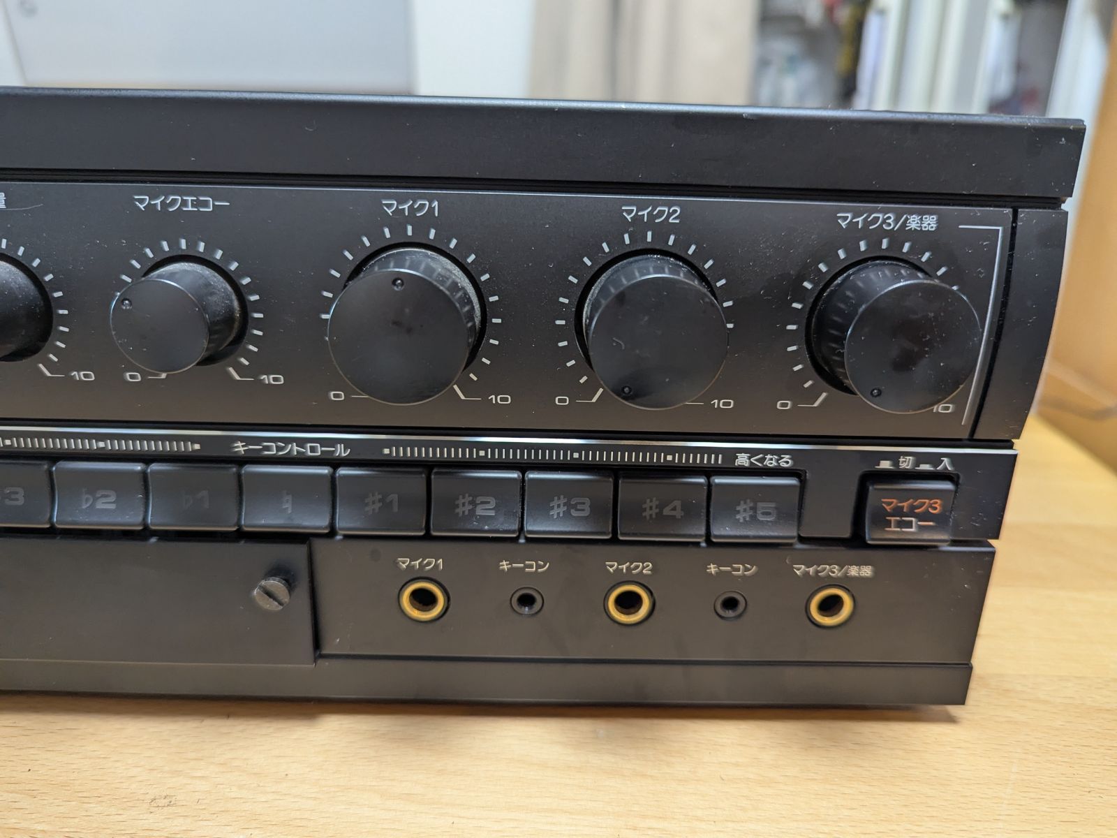 PIONEER カラオケプリアンプ C-V230 動作品 Pioneer C-V230 カラオケ用アンプ 通電・音出しOK マイク3系統